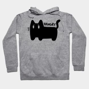 Hangry cute, angry cat Hoodie